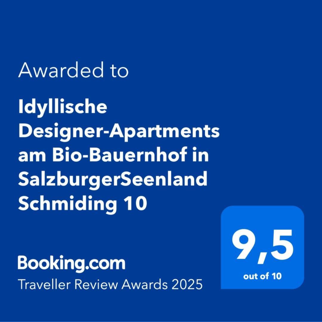 Idyllische Designer-Apartments Am Bio-Bauernhof In Salzburgerseenland Schmiding 10 Seekirchen am Wallersee Zewnętrze zdjęcie